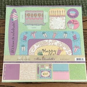 NEW Miss Elizabeth’s Birthday Scrapbook Set